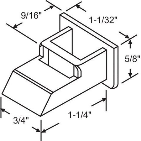Strybuc Balance Top Sash Guide 60-645